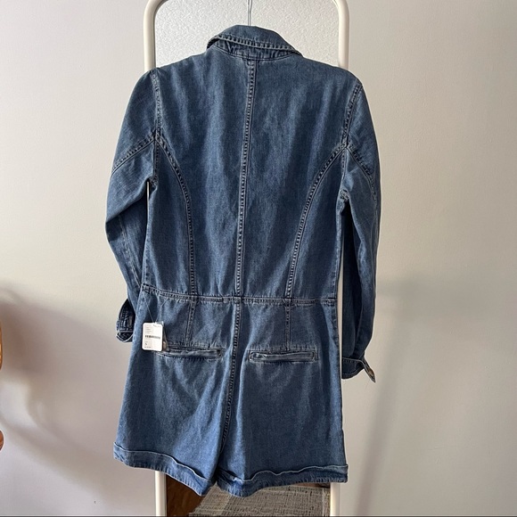 Free People Denim Romper NWT - Picture 2 of 3